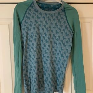 Teal Oiselle Running long sleeve shirt